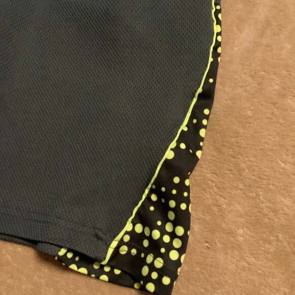 Victory By HPI Active Sports Shorts Sz Medium Grey Lime Green Black C03 - Picture 2 of 6